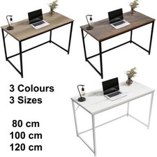 Wood Grain Style Desk Computer