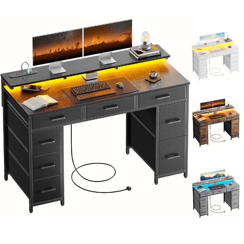 120 computer desk - computer, with