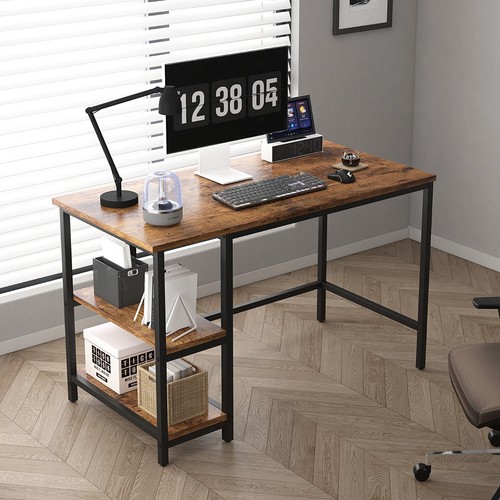 Computer desk shelves on - computer, w/