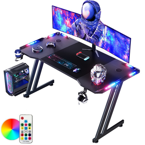 Led gaming desk computer table - desk,