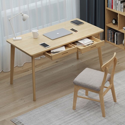 Computer desk with drawers - desk,