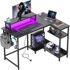 DEVAISE L Shaped Gaming Desk