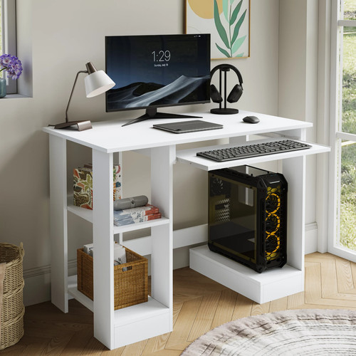 Small computer desk with - small,